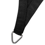 Instahut Shade Sail 6x8m Rectangle 280GSM 98% Black Shade Cloth - Home & Garden > Shading