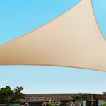 Instahut Shade Sail Cloth Shadecloth Triangle Sun Canopy 3.6x3.6x3.6M - Home & Garden > Shading > Umbrellas & Sunshades