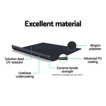 Instahut Side Awning Outdoor Blinds Sun Shade Retractable Screen 2X6M BK - Home & Garden > Shading