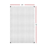 Instahut Tarp Tarpaulin 3x4m Canvas Heavy Duty Camping Cover Clear - Home & Garden > Green Houses