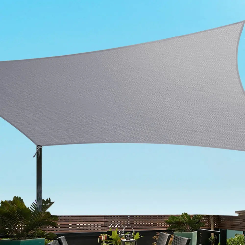 Instahut Waterproof Shade Sail Shade cloth Rectangle Canopy 3x8m - Home & Garden > Shading > Umbrellas & Sunshades
