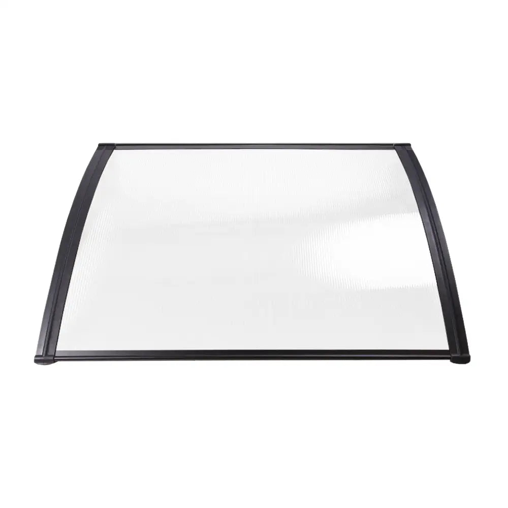 Instahut Window Door Awning 1mx1.5m Transparent Hollow Sheet Plastic Frame - Home & Garden > Shading