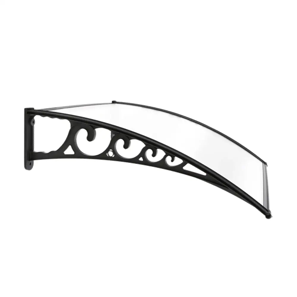 Instahut Window Door Awning 1mx1.5m Transparent Hollow Sheet Plastic Frame - Home & Garden > Shading