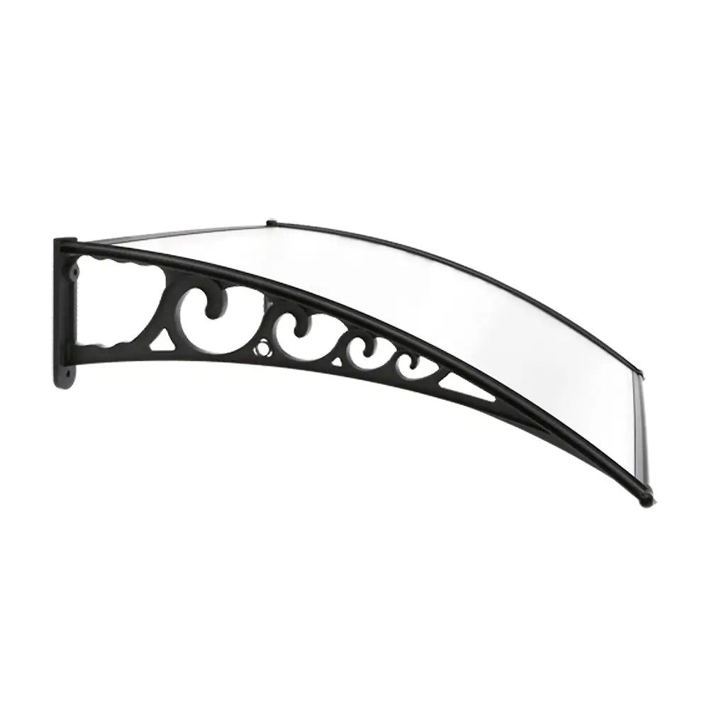 Instahut Window Door Awning 1mx2m Transparent Hollow Sheet Plastic Frame - Home & Garden > Shading