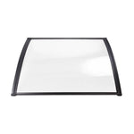 Instahut Window Door Awning 1mx2m Transparent Hollow Sheet Plastic Frame - Home & Garden > Shading