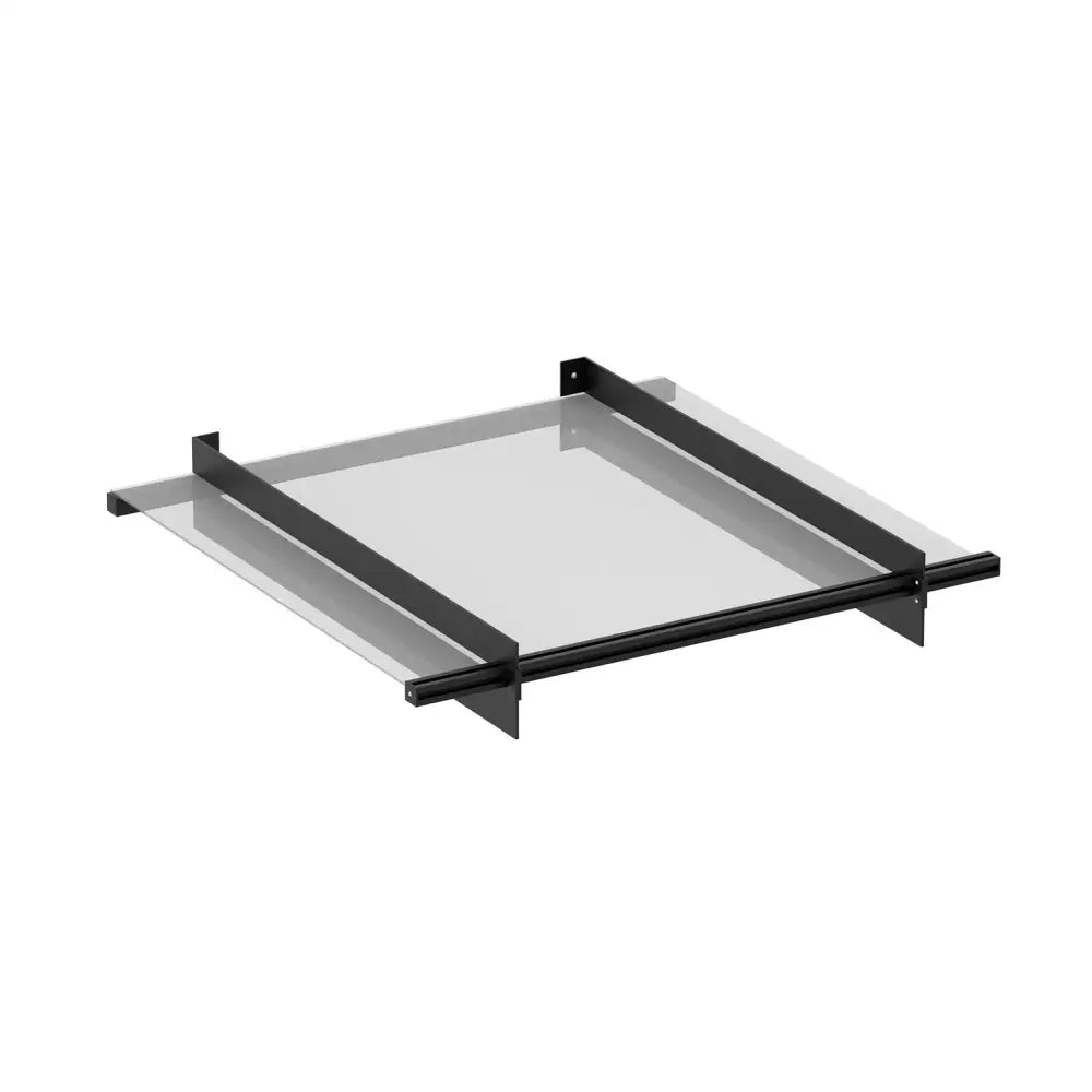 Instahut Window Door Awning Canopy 1mx1m Flat Transparent Sheet Metal Frame - Home & Garden > Shading