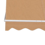 Instahut Window Fixed Pivot Arm Awning Outdoor Retractable Canopy 2.1X2.1M Beige - Home & Garden > Shading