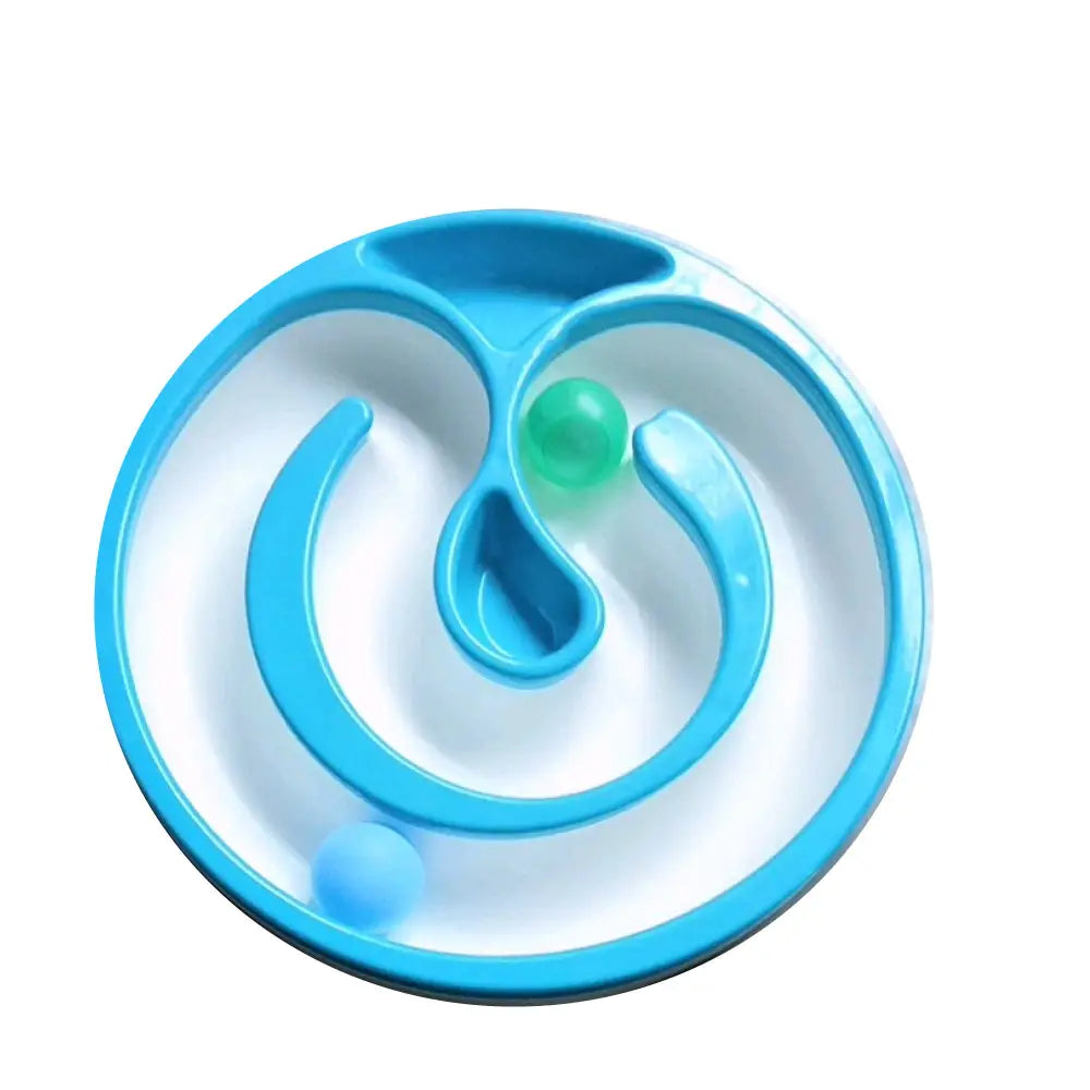Interactive Cat Track Circle with LED Sound Light Rolling Ball - Chase Play Toy - Pet Care > Toys > Cat Toys