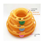Interactive Cat Track Tower 3 Level LED Ball with Light - Kitten Chase Play Toy - Pet Care > Toys > Cat Toys