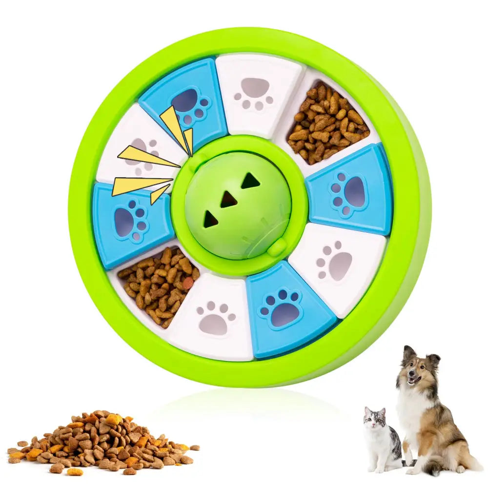 Interactive Dog Puzzle Feeder Toy - Slow Feeder for IQ Training & Mental Stimulation(green) - Pet Care > Dog Supplies >