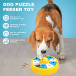 Interactive Dog Puzzle Feeder Toy - Slow Feeder for IQ Training & Mental Stimulation(yellow) - Pet Care > Dog Supplies