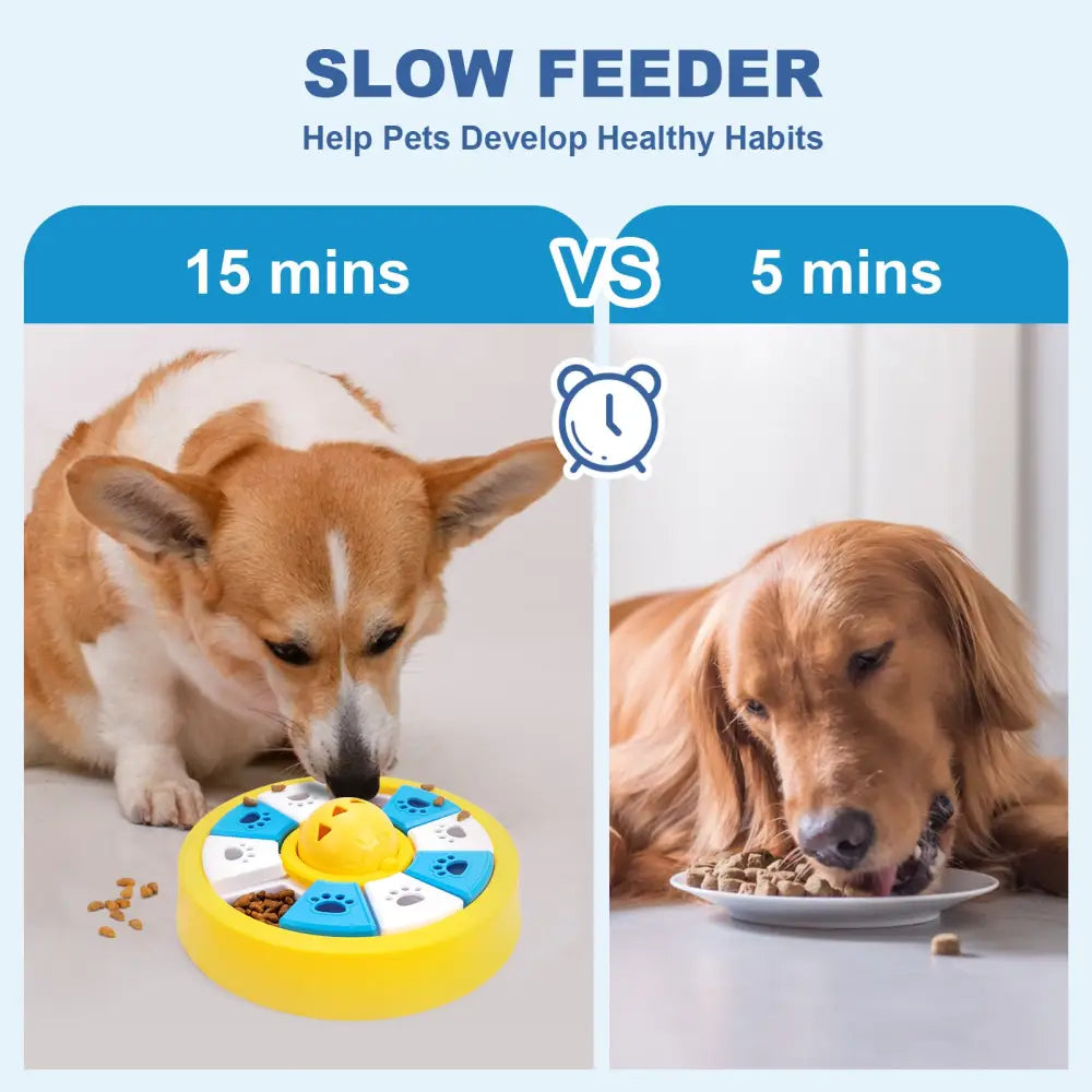 Interactive Dog Puzzle Feeder Toy - Slow Feeder for IQ Training & Mental Stimulation(green) - Pet Care > Dog Supplies >