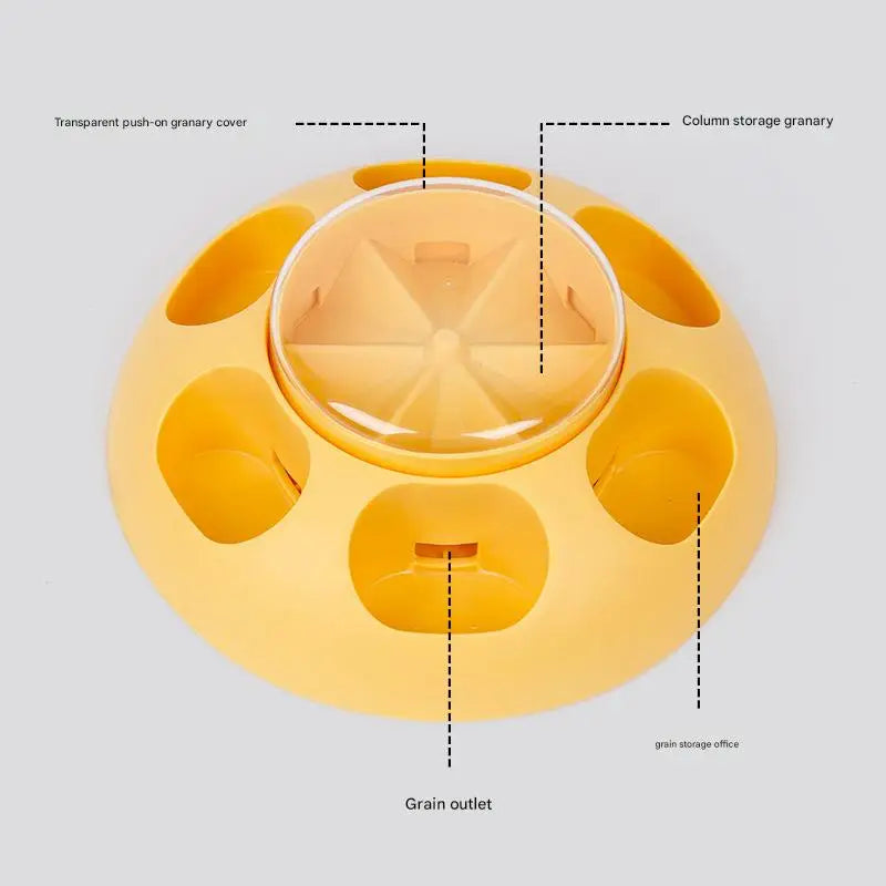 Interactive Pet Slow Feeder & Puzzle Toy - Press to Dispense Food Improves Digestion(green) - Pet Care > Dog Supplies >