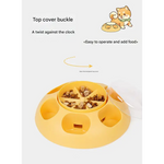 Interactive Pet Slow Feeder & Puzzle Toy - Press to Dispense Food Improves Digestion(green) - Pet Care > Dog Supplies >