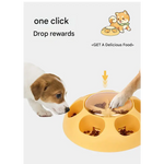 Interactive Pet Slow Feeder & Puzzle Toy - Press to Dispense Food Improves Digestion(green) - Pet Care > Dog Supplies >