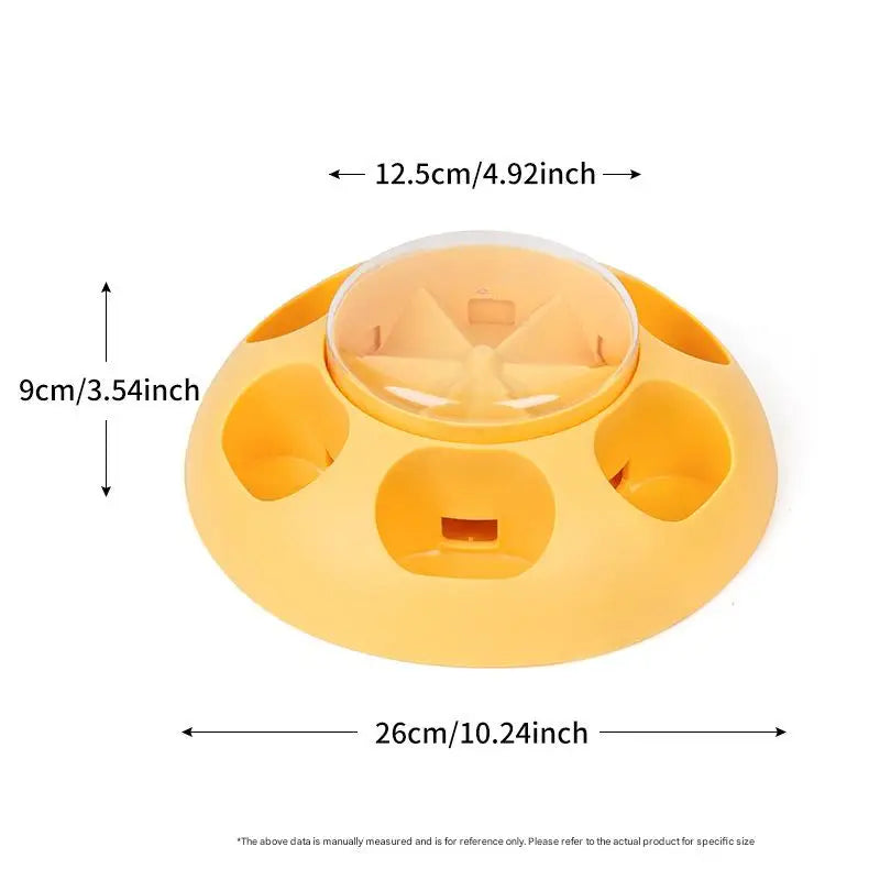 Interactive Pet Slow Feeder & Puzzle Toy - Press to Dispense Food Improves Digestion(green) - Pet Care > Dog Supplies >