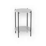 Interior Ave - Alba Black Side Table - Furniture > Living Room