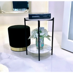 Interior Ave - Alba Black Side Table - Furniture > Living Room