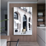 Interior Ave - Catwalk - 90cm x 60cm White Framed Artwork - Home & Garden > Wall Art