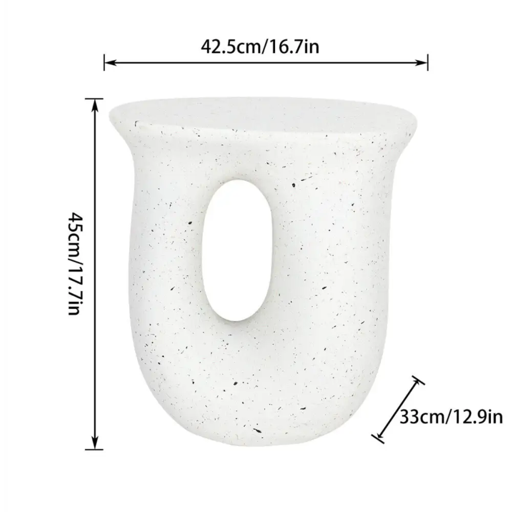 Interior Ave - Cosmo Terrazzo Accent Side Table - Furniture > Bedroom > Bedside Tables
