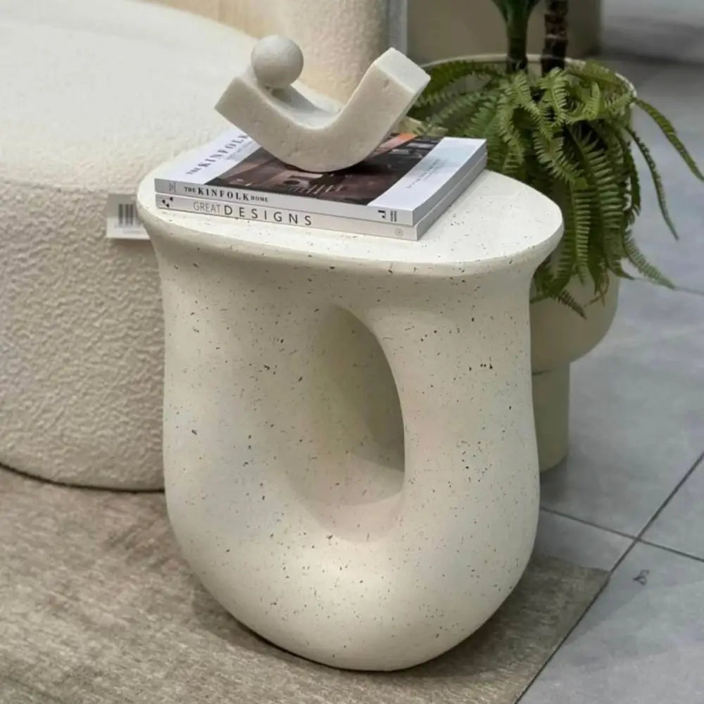 Interior Ave - Cosmo Terrazzo Accent Side Table - Furniture > Bedroom > Bedside Tables