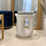 Interior Ave - Cosmo Terrazzo Accent Side Table - Furniture > Bedroom > Bedside Tables