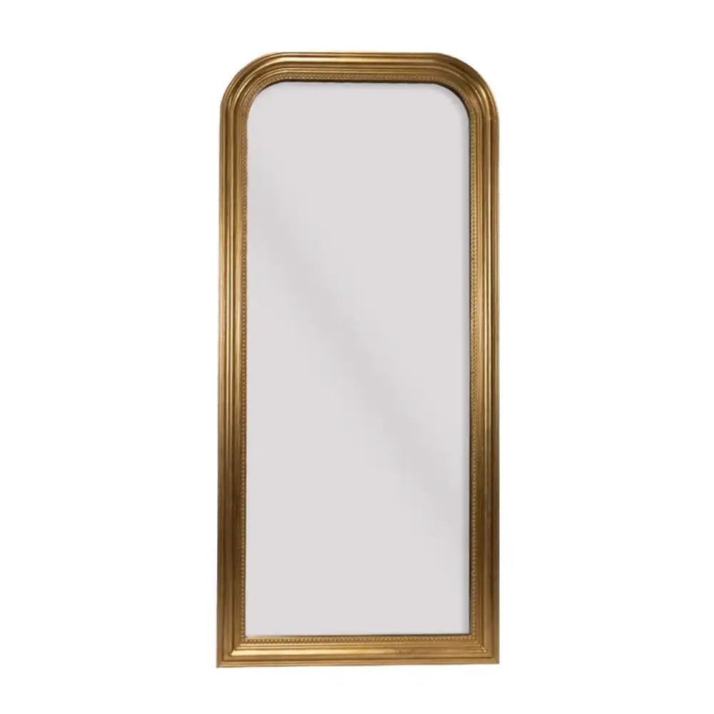 Interior Ave - Freya Scallop Mirror - Black - Large Full Length Mirror - Home & Garden > Decor > Mirrors