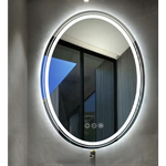 Interior Ave - LED Oval Frameless Salon / Bathroom Wall Mirror - 60 x 80cm - Home & Garden > Decor > Mirrors
