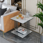 Interior Ave - Milano Black Square Side Table - Furniture > Living Room