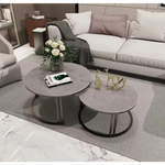 Interior Ave - Premier Nested Coffee Table Set - Grey Stone - Furniture > Living Room > Coffee Tables
