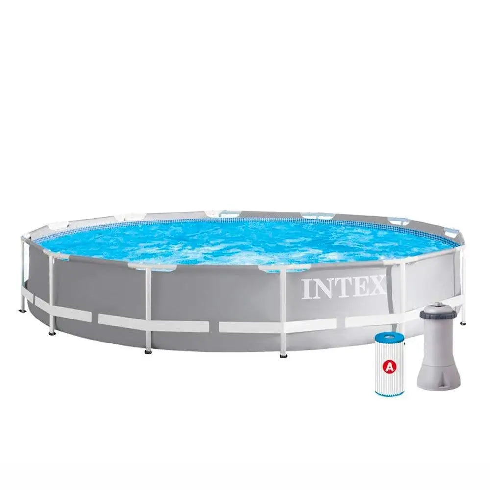 INTEX 3.66M X 76CM PRISM FRAME PREMIUM POOL SET - Home & Garden > Pool & Accessories