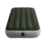 INTEX JR. TWIN DURA-BEAM DOWNY AIRBED WITH FOOT BIP - Outdoor > Camping
