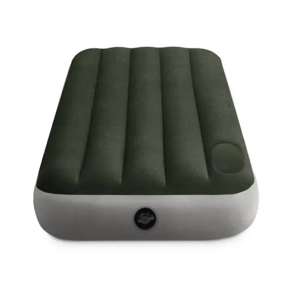 INTEX JR. TWIN DURA-BEAM DOWNY AIRBED WITH FOOT BIP - Outdoor > Camping