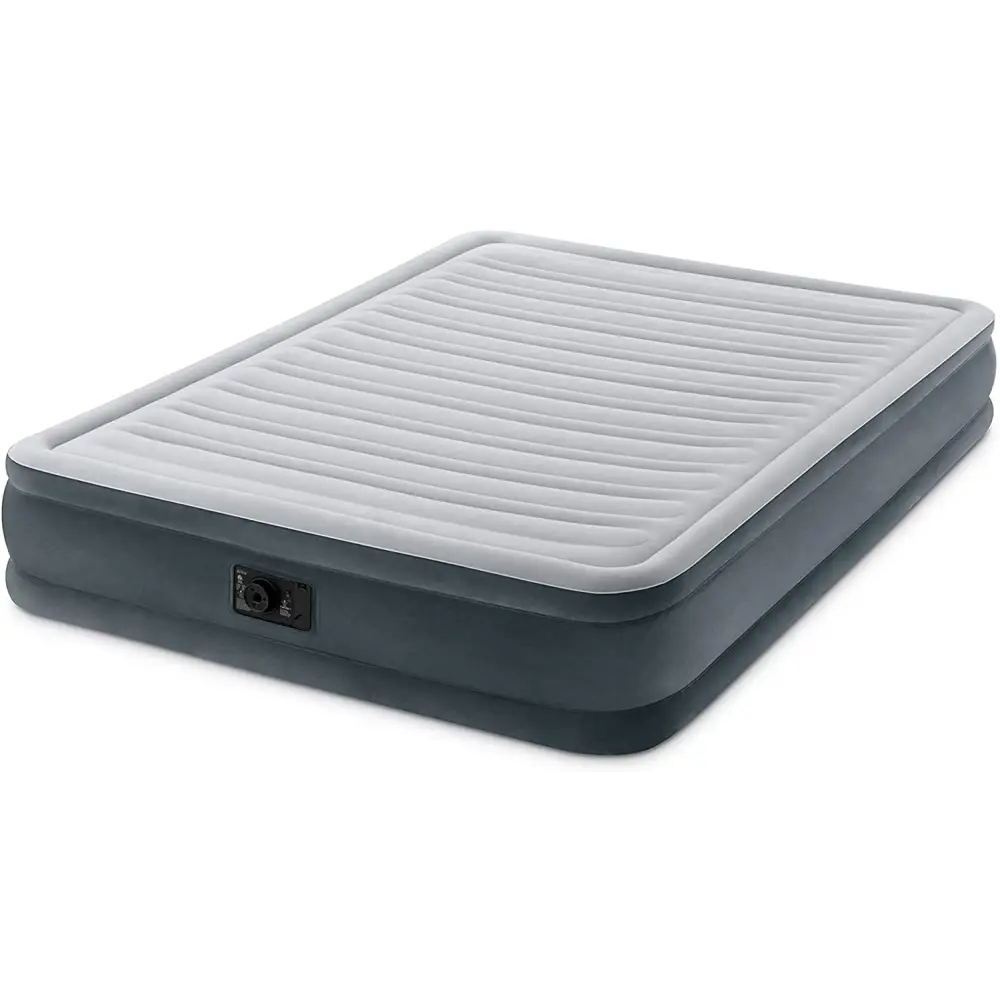 INTEX QUEEN DURA-BEAM COMFORT-PLUSH AIRBED WITH BIP - Outdoor > Camping