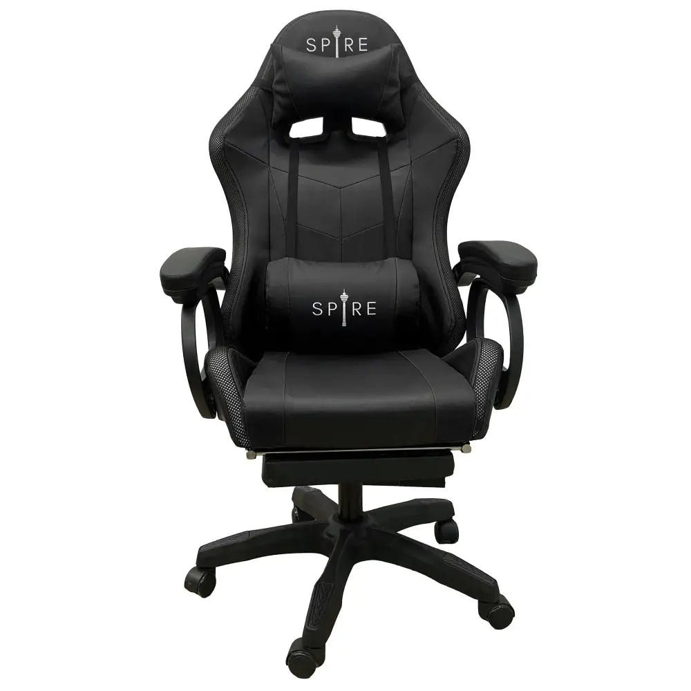 Intex Spire Onyx Led Massage Gaming Chair - Black - Furniture > Bar Stools & Chairs > Massage Chairs