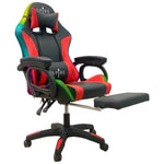 Intex Spire Onyx Led Massage Gaming Chair - Red And Black - Furniture > Bar Stools & Chairs > Massage Chairs