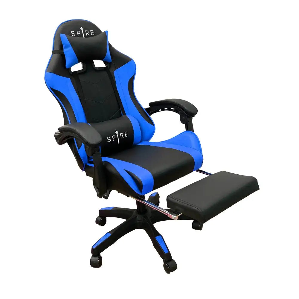 Intex Spire Zinc Blue And Black Adjustable Gaming/office Chair - Furniture > Office > Office & Desk Chairs