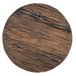 INVERTED WOOD AND IRON SIDE TABLE - Furniture > Living Room > Side Tables