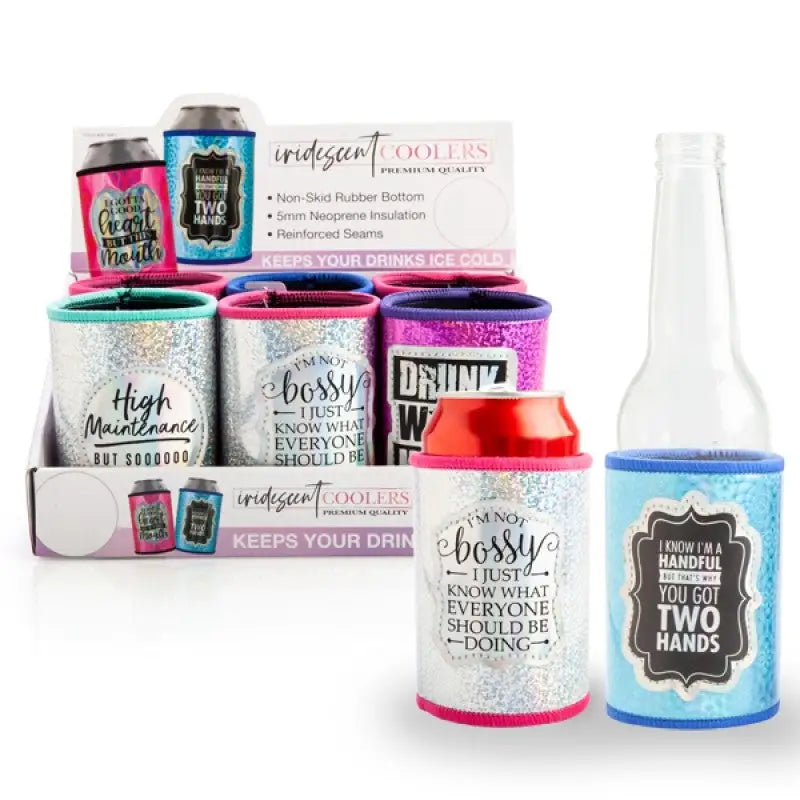 Iridescent Can Cooler (SENT AT RANDOM) - Home & Garden > Kitchenware