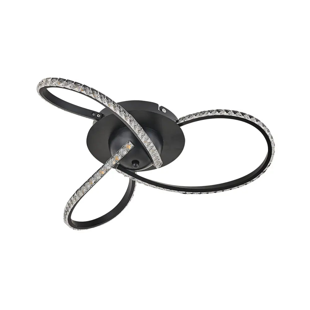 Irie Dimmable 3 Lights LED Ceiling Light - Black - Home & Garden > Lighting > Ceiling Lights