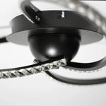 Irie Dimmable 3 Lights LED Ceiling Light - Black - Home & Garden > Lighting > Ceiling Lights