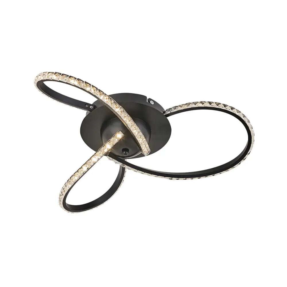 Irie Dimmable 3 Lights LED Ceiling Light - Black - Home & Garden > Lighting > Ceiling Lights
