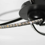 Irie Dimmable 3 Lights LED Ceiling Light - Black - Home & Garden > Lighting > Ceiling Lights