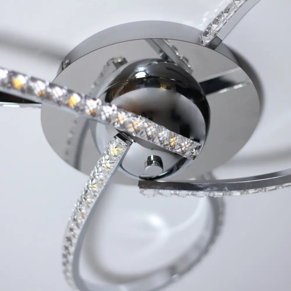 Irie Dimmable 3 Lights LED Ceiling Light - Chrome - Home & Garden > Lighting > Ceiling Lights