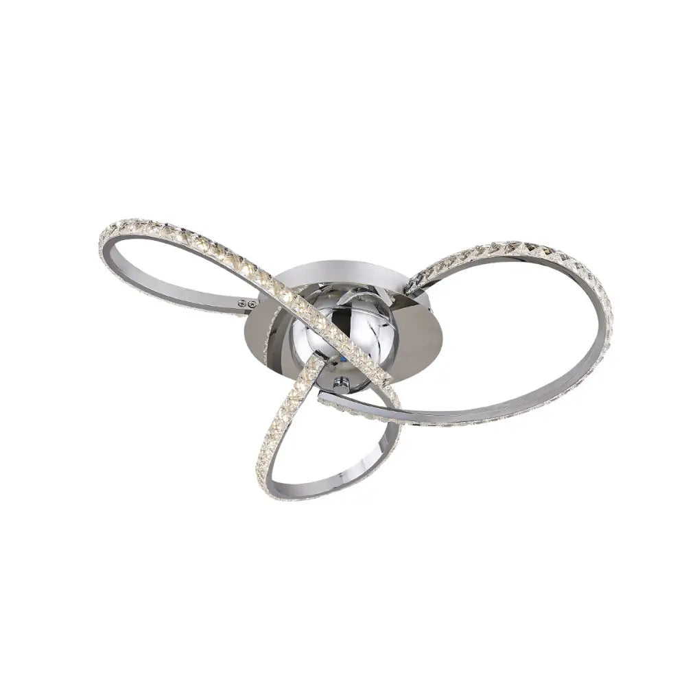 Irie Dimmable 3 Lights LED Ceiling Light - Chrome - Home & Garden > Lighting > Ceiling Lights