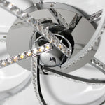 Irie Dimmable 5 Lights LED Ceiling Light - Chrome - Home & Garden > Lighting > Ceiling Lights