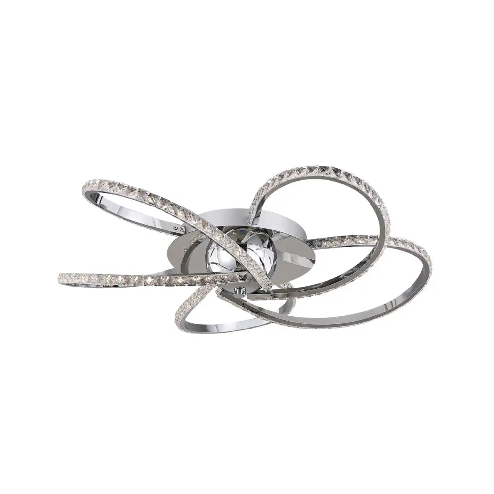 Irie Dimmable 5 Lights LED Ceiling Light - Chrome - Home & Garden > Lighting > Ceiling Lights