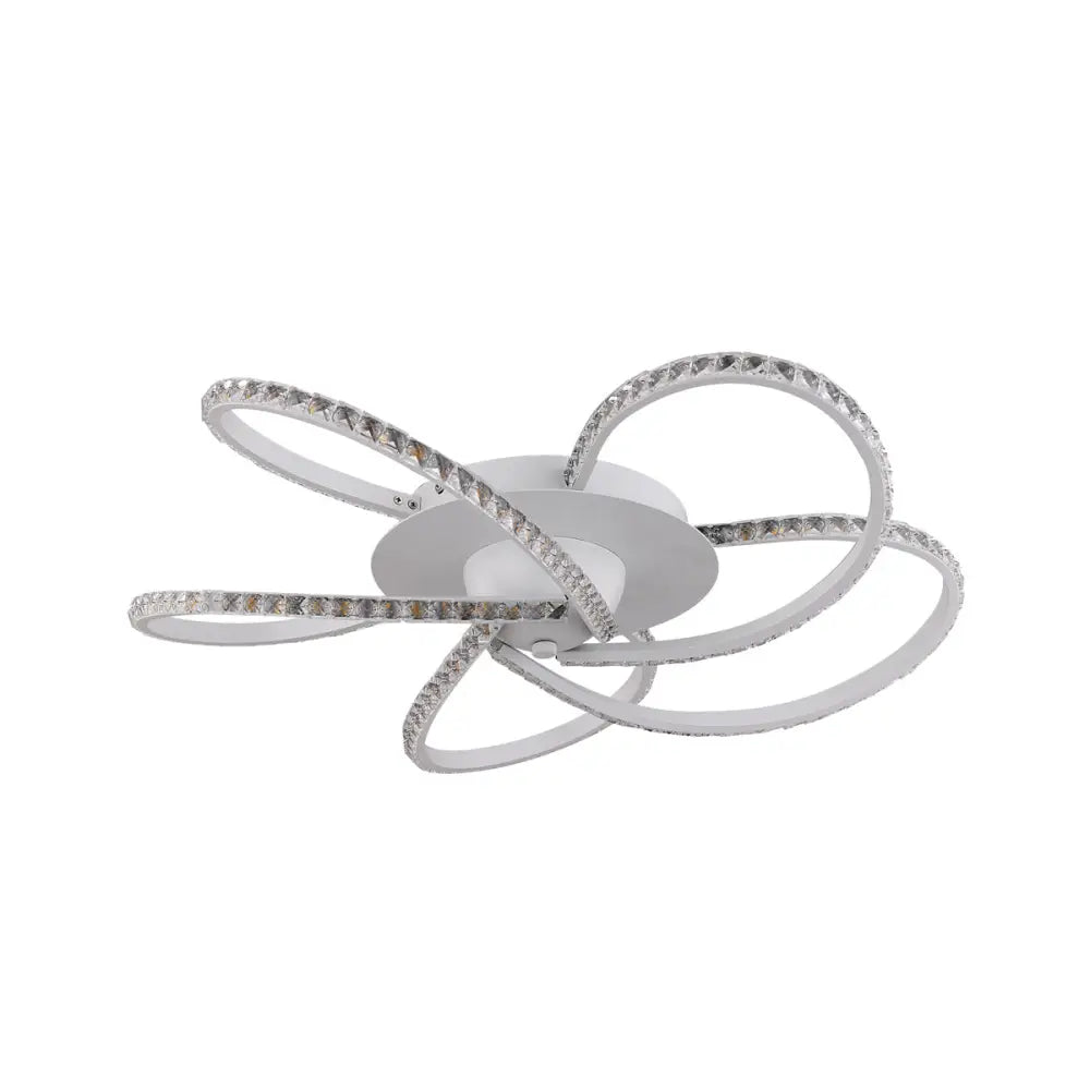Irie Dimmable 5 Lights LED Ceiling Light - White - Home & Garden > Lighting > Ceiling Lights