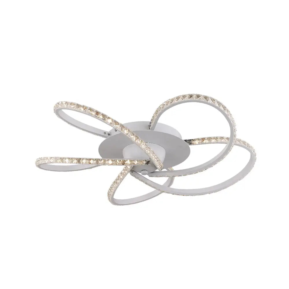 Irie Dimmable 5 Lights LED Ceiling Light - White - Home & Garden > Lighting > Ceiling Lights