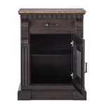 Iron Sideboard Buffet with Drawer Storage and Wood Top - Furniture > Dining